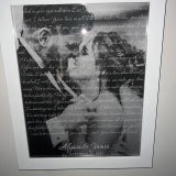 Personalized Gifts for Him - Custom Song Lyrics Poster Photo Couples Gifts First Dance Song Anniversary for Her, Customized Canvas Framed Photo Picture Gifts for Him Cool Things for Your Room