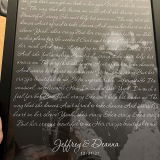 Personalized Gifts for Him - Custom Song Lyrics Poster Photo Couples Gifts First Dance Song Anniversary for Her, Customized Canvas Framed Photo Picture Gifts for Him Cool Things for Your Room