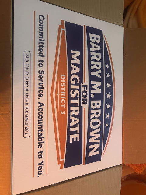 Custom Political 18"x24" Yard Signs
