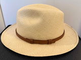 Panama Straw Grade 10 Clasico Center Pinch Fedora Hat
