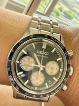 SEIKO CHRONOGRAPH QUARTZ MEN WATCH 38.7MM SSB479P1