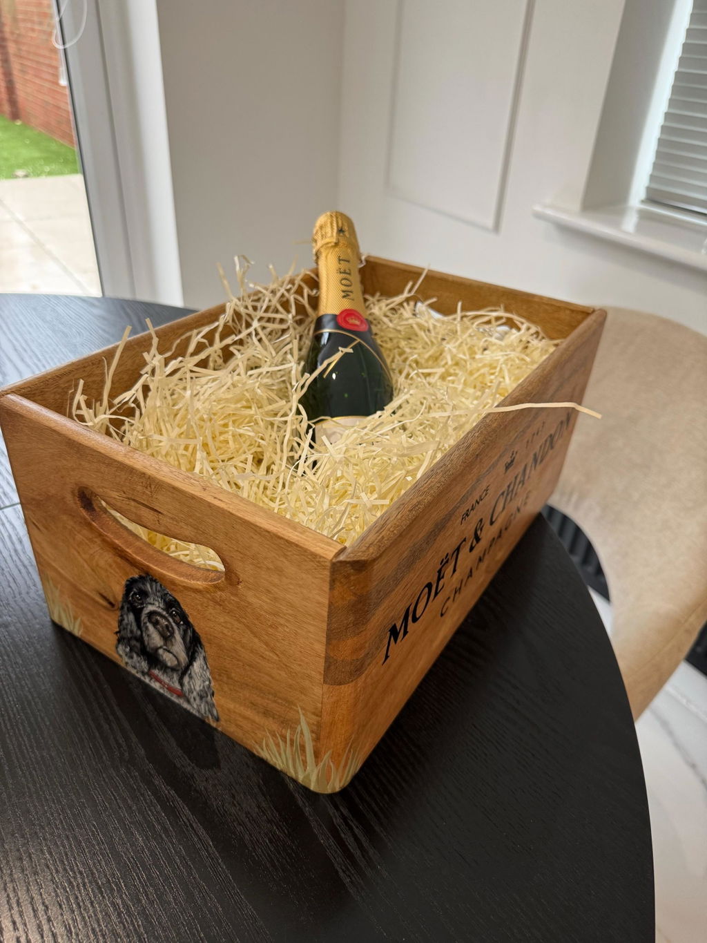 Moët & Chandon Inspired Wooden Champagne Storage Crates