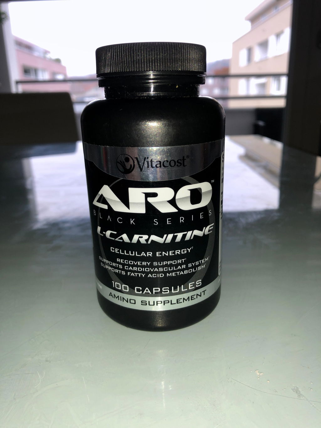 aro-vitacost black series l-carnitine ARO Series, L-Carnitine, 100 Capsules (500 mg per Capsule) Aro Vitacost Black Series B