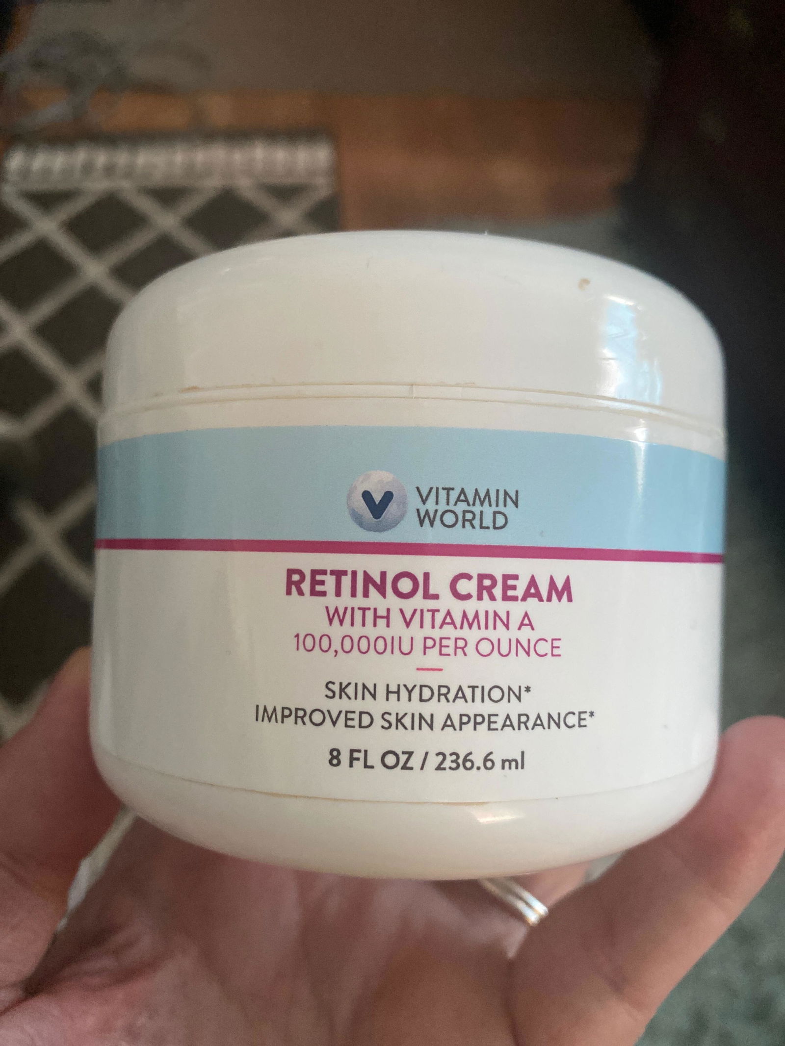 Vitamin World Retinol Cream 4個セット Retinol Facial Hydration Night Cream with Vitamin A, 100,000 IU, 8 Fl