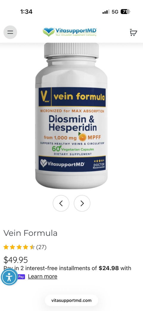Vein Formula
