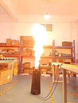 200W Flame Spraying Projector DMX DJ Stage Fire Effect Aerosol Flame Machine
