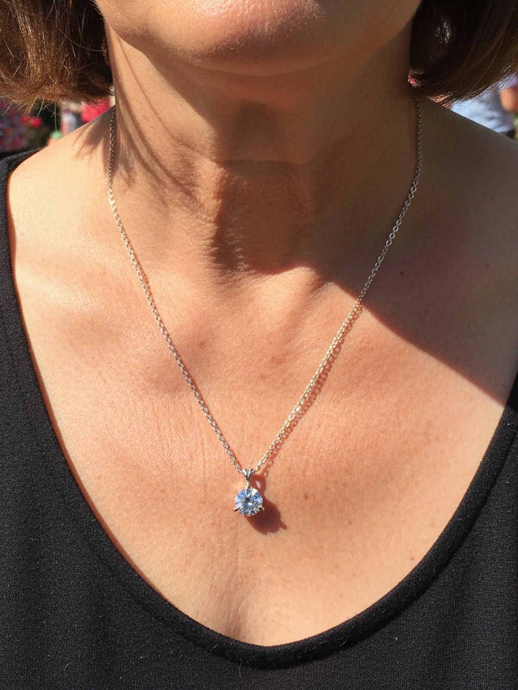 1.0 ct. Venus Lab-Grown Round Diamond Necklace