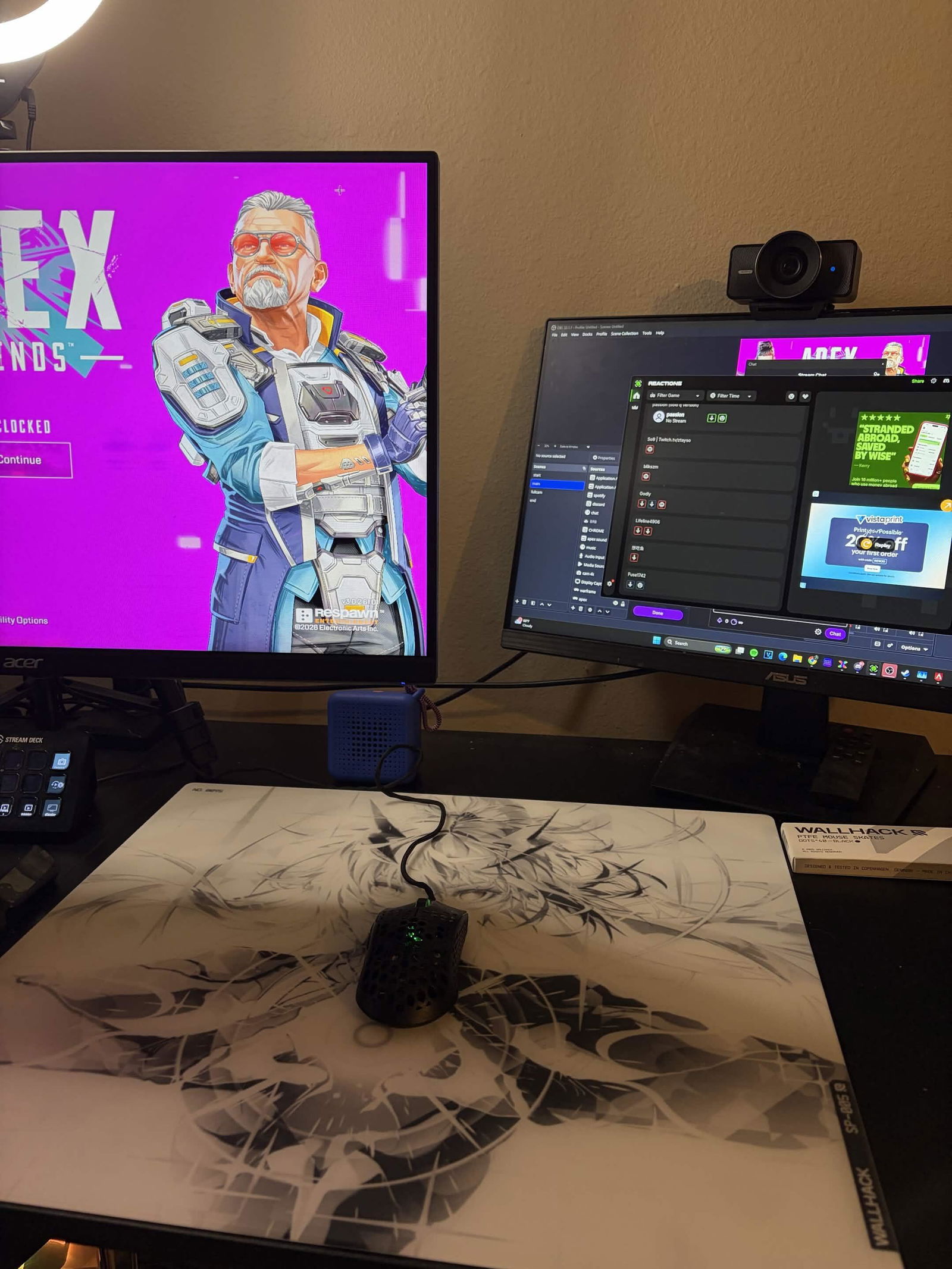 Ascension Sora Limited Edition Glass Mousepad | Wallhack