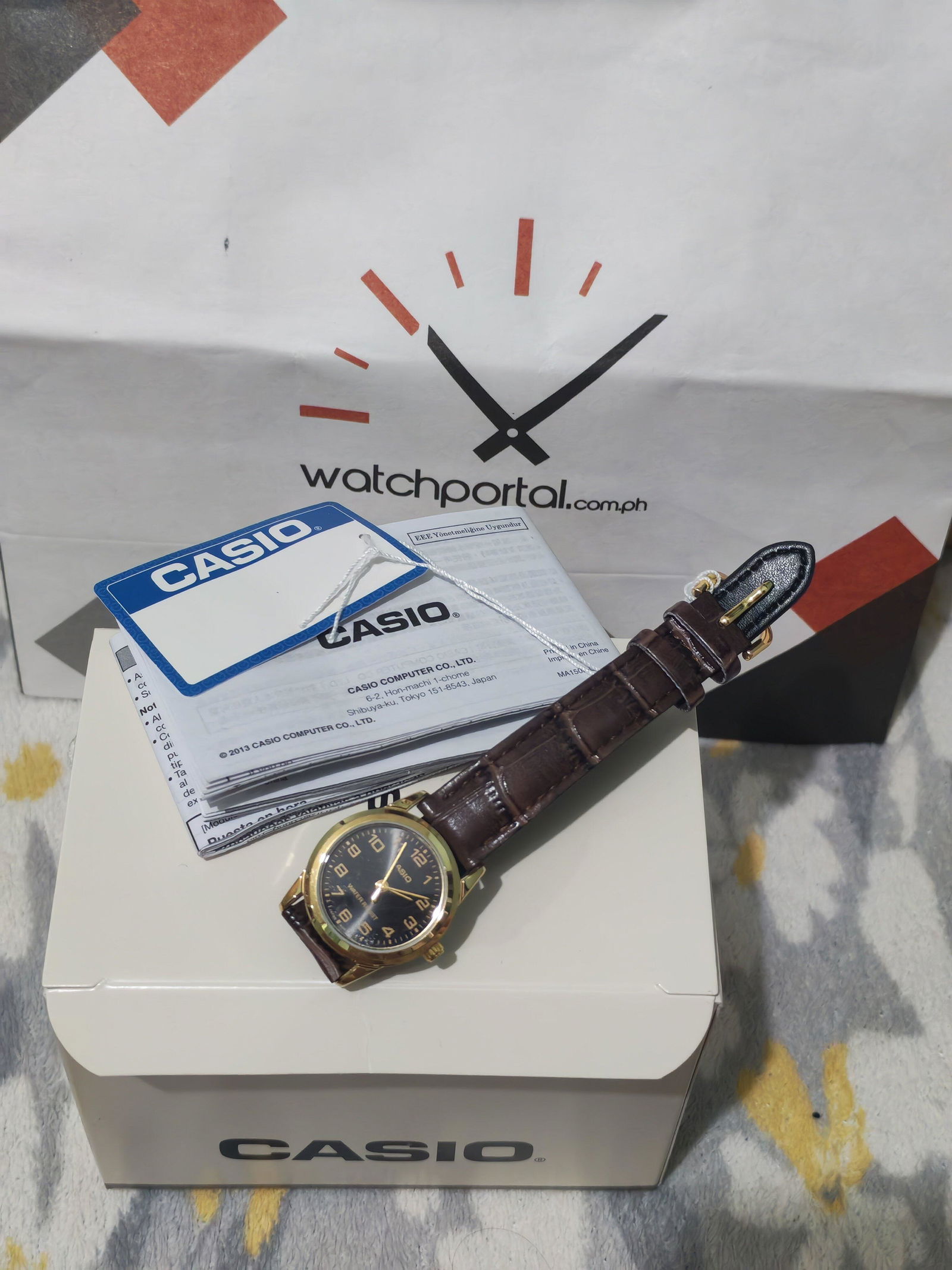 Casio MTP-B185D-2A2 Analog Stainless Steel Strap Watch For Men