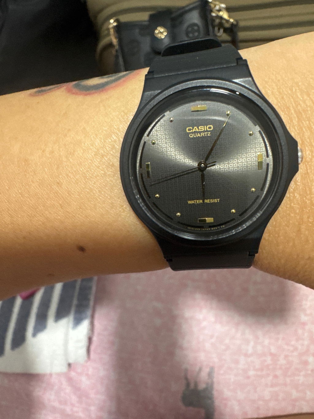 Casio MQ-76-1ALDF Black Resin Watch for Women