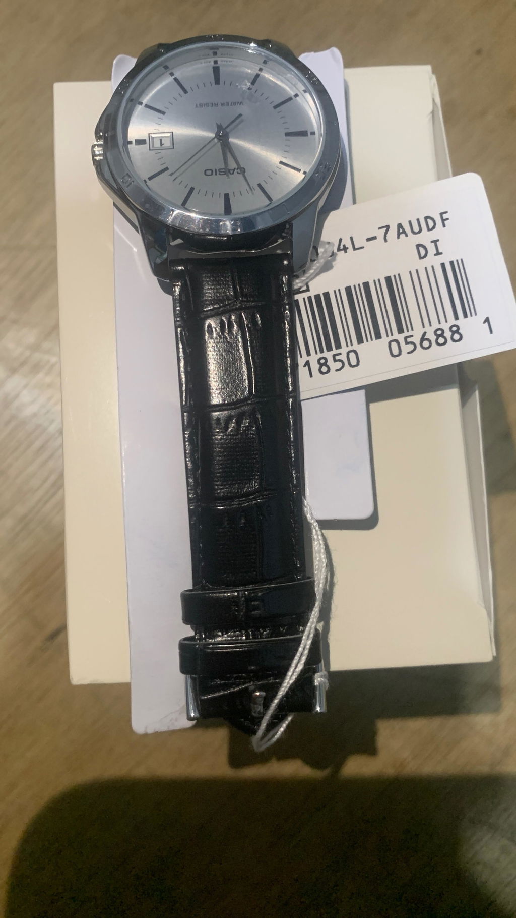 Casio MTP-V004D-1B Silver Stainless Watch for Men