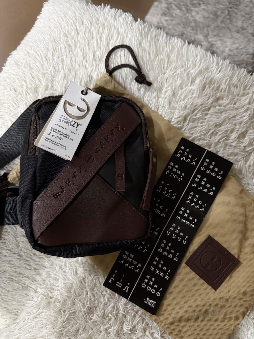 BAYBAYIN MINI CHEST BAG | ALAKBAY