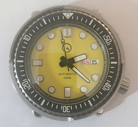 SKX007 Tuna: Brushed Silver with Silver Shroud