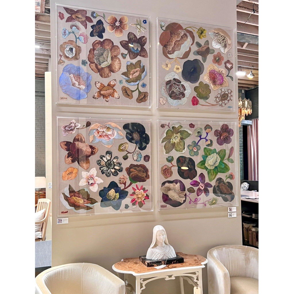 Modern UV-Grade Acrylic Shadowbox with Linen Canvas 2" Depth