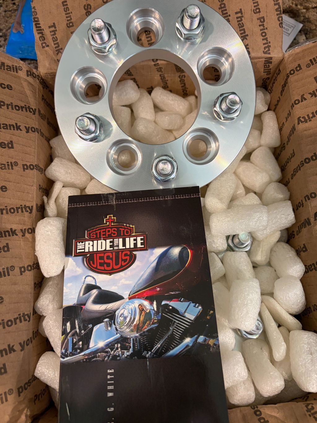 5x4.25 (5x108) to 5x4.5 (5x114.3) Wheel Adapters 1" Inch (25mm) 12x1.5 Studs & Lug Nuts 74mm Center Bore