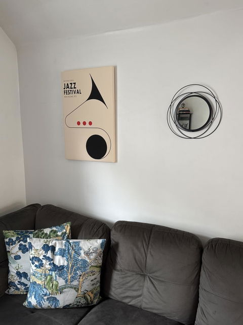 Retro Jazz Festival Poster - Canvas Print Wall Art Décor