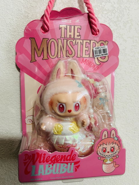 POP MART THE MONSTERS De Vliegende Labubu Series Mermaid Mokoko Hanging Card, POP LAND Exclusive