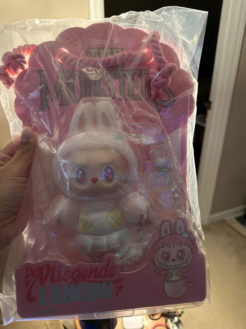 POP MART THE MONSTERS De Vliegende Labubu Series Mermaid Mokoko Hanging Card, POP LAND Exclusive