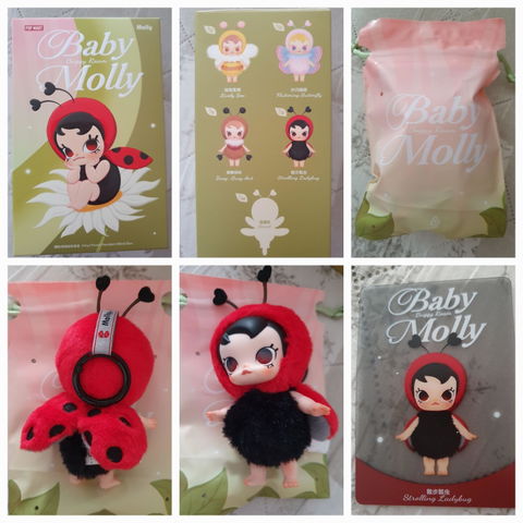 POP MART Baby Molly Buggy Roam Series Vinyl Plush Pendant Blind Box