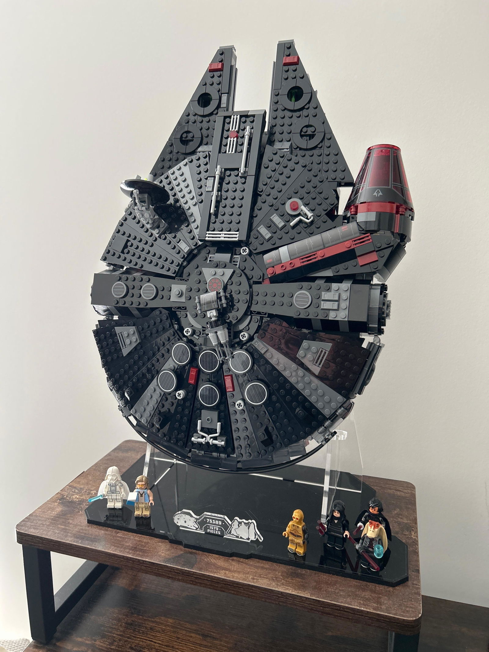 Display Stand for LEGO Star Wars The Dark Falcon 75389 — Wicked Brick