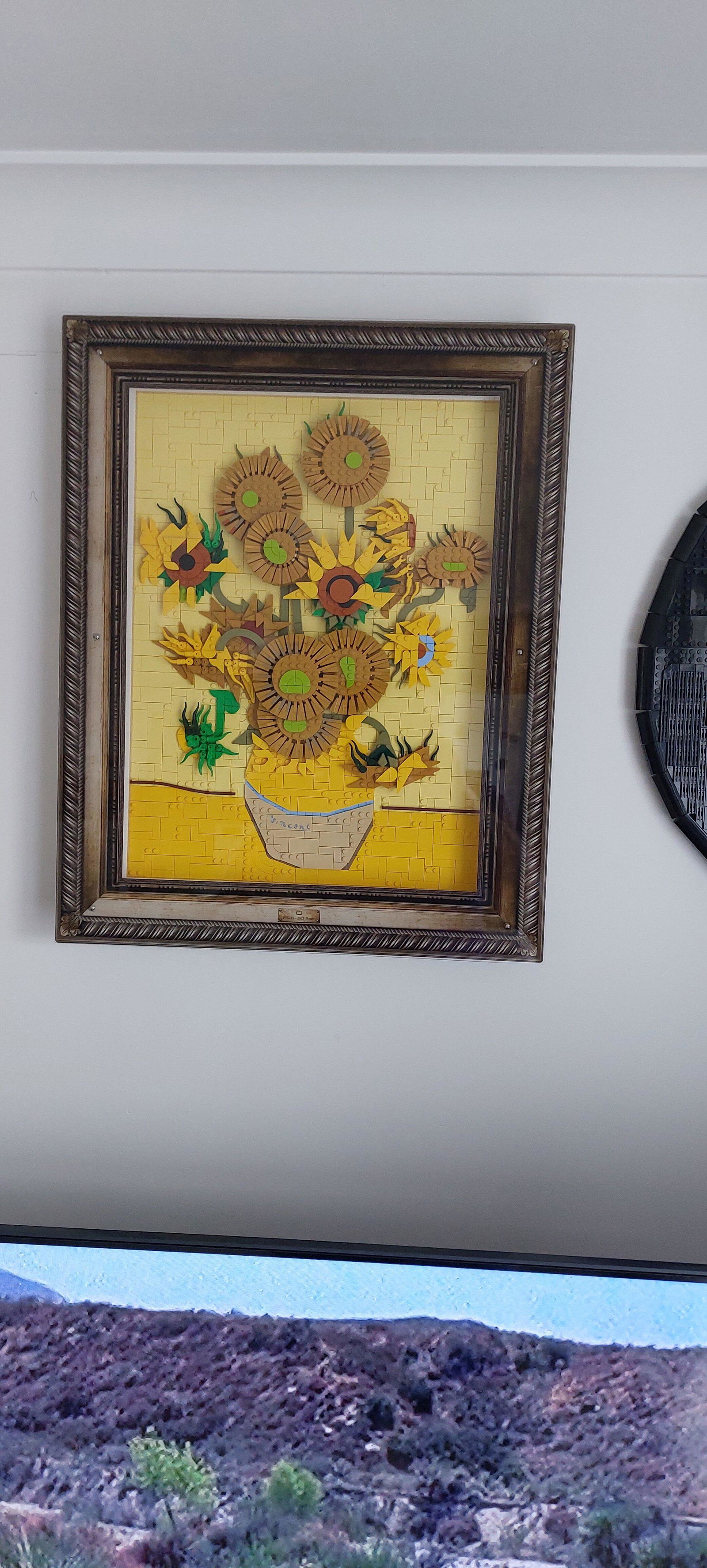 Display Case for LEGO Art Vincent van Gogh Sunflowers 31215