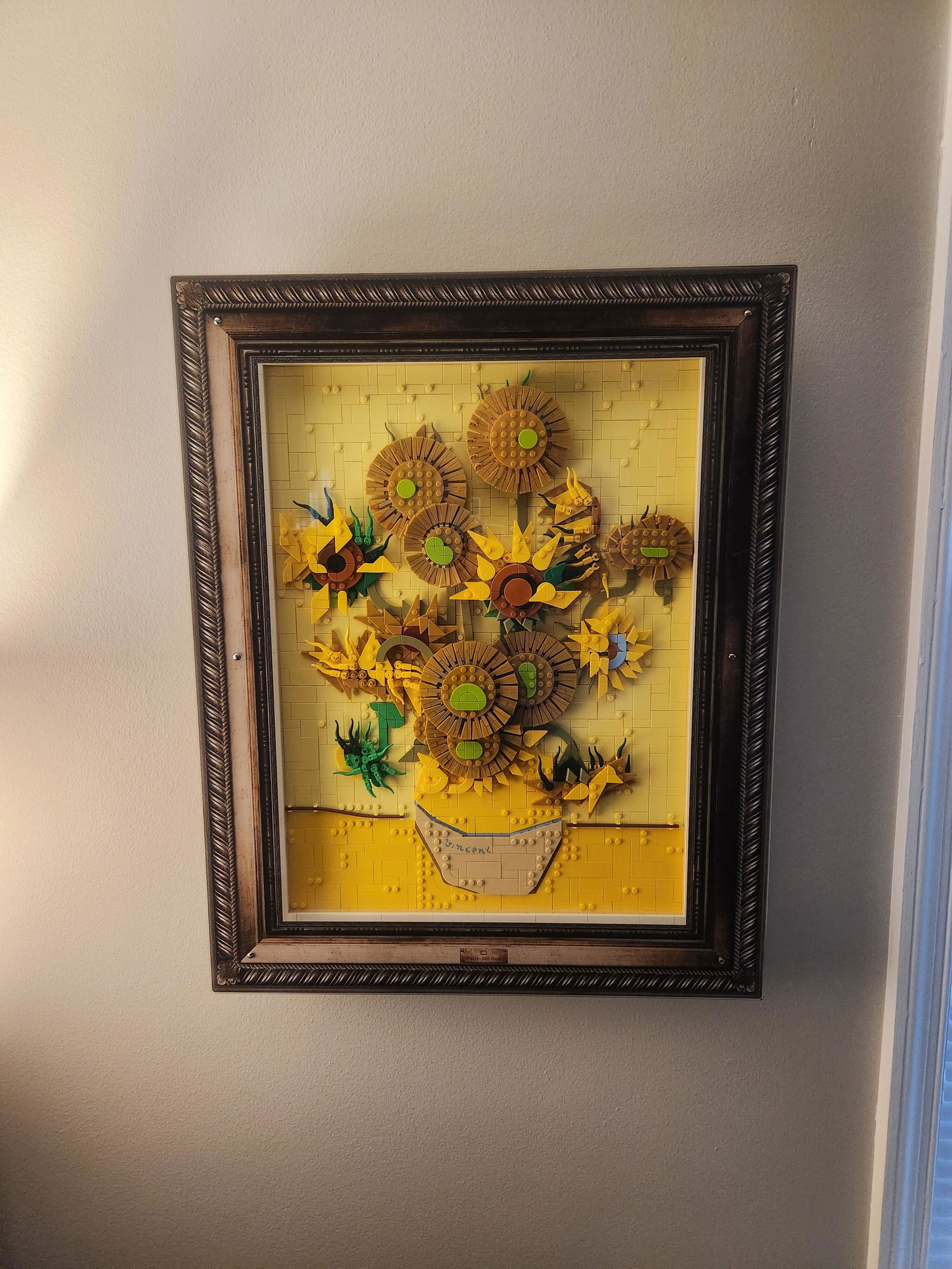 Display Case for LEGO Art Vincent van Gogh Sunflowers 31215