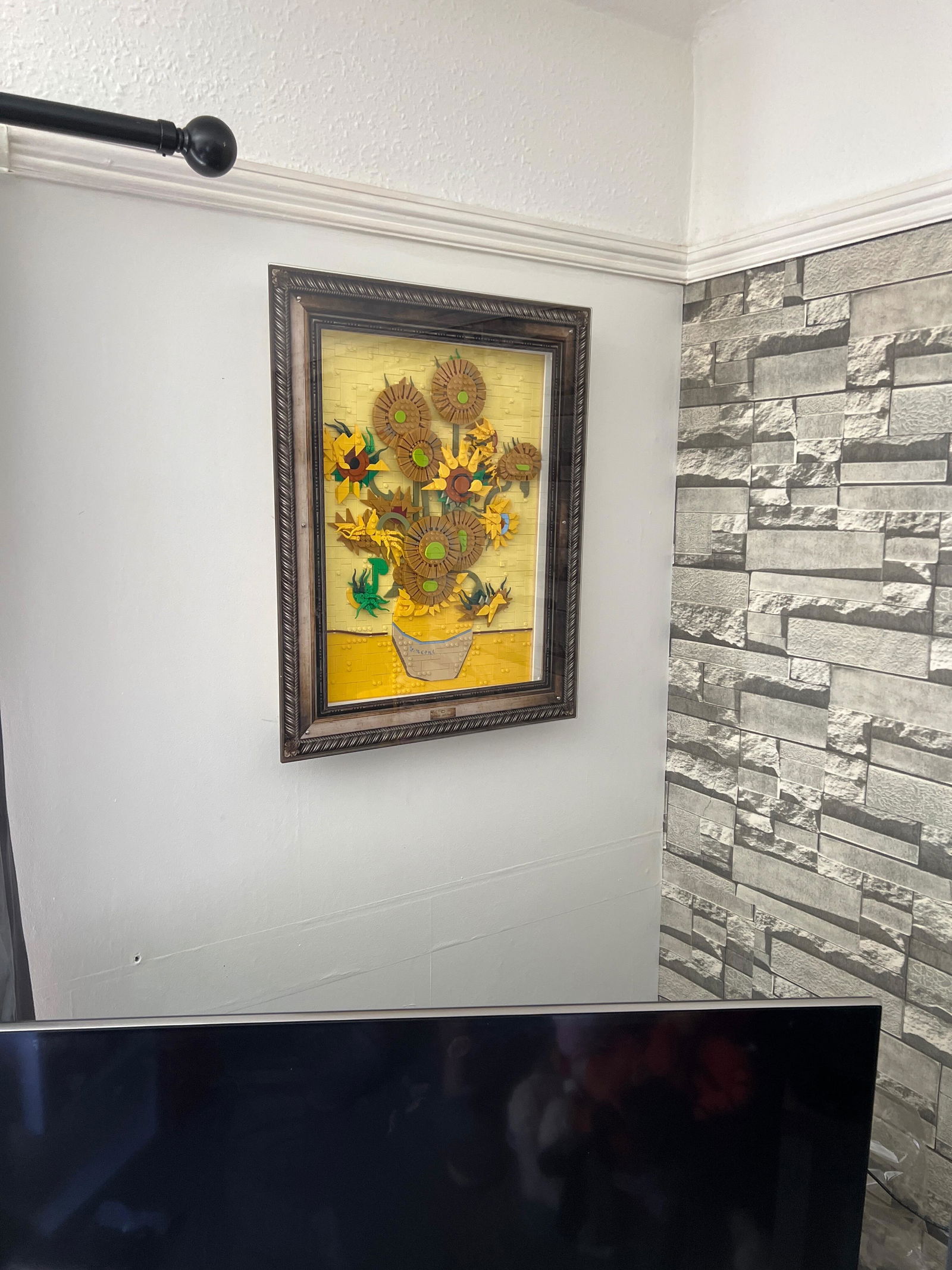 Display Case for LEGO Art Vincent van Gogh Sunflowers 31215