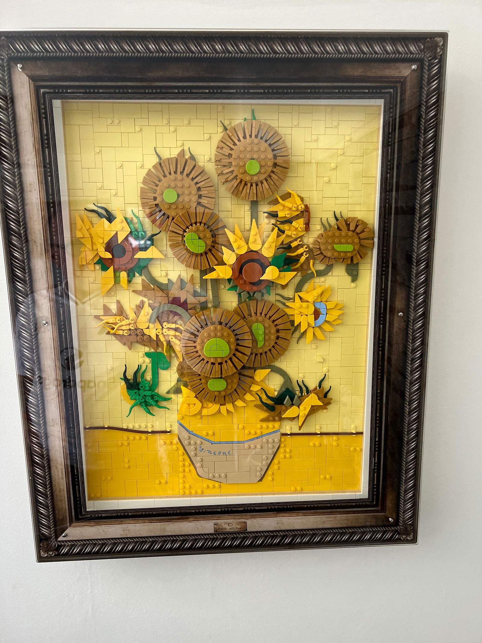 Display Case for LEGO Art Vincent van Gogh Sunflowers 31215