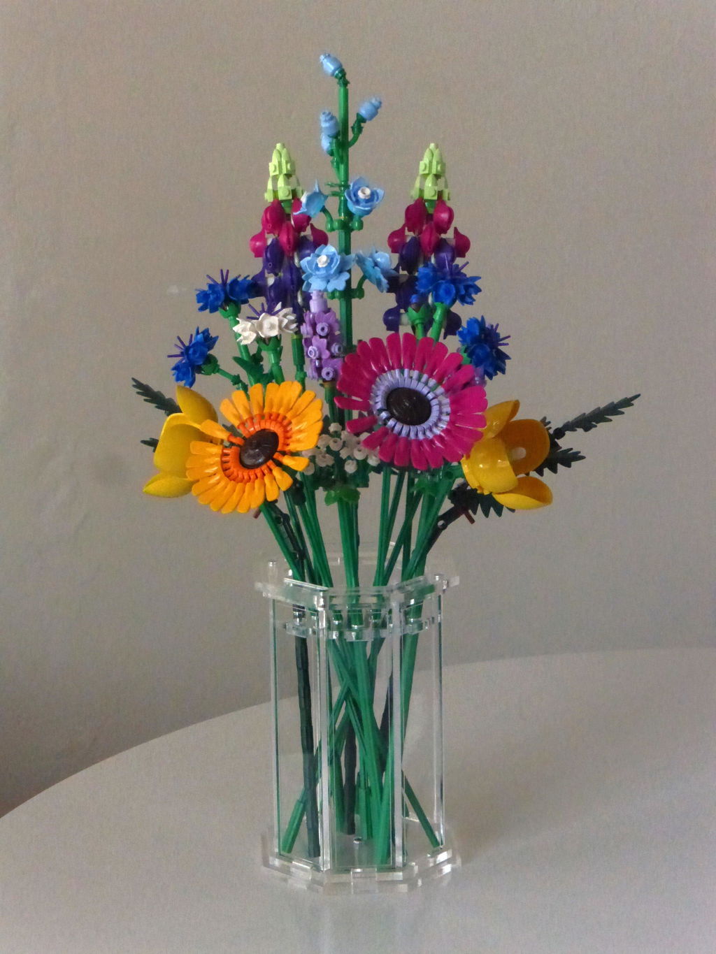 Large Display Vase for LEGO® Flowers - Clear