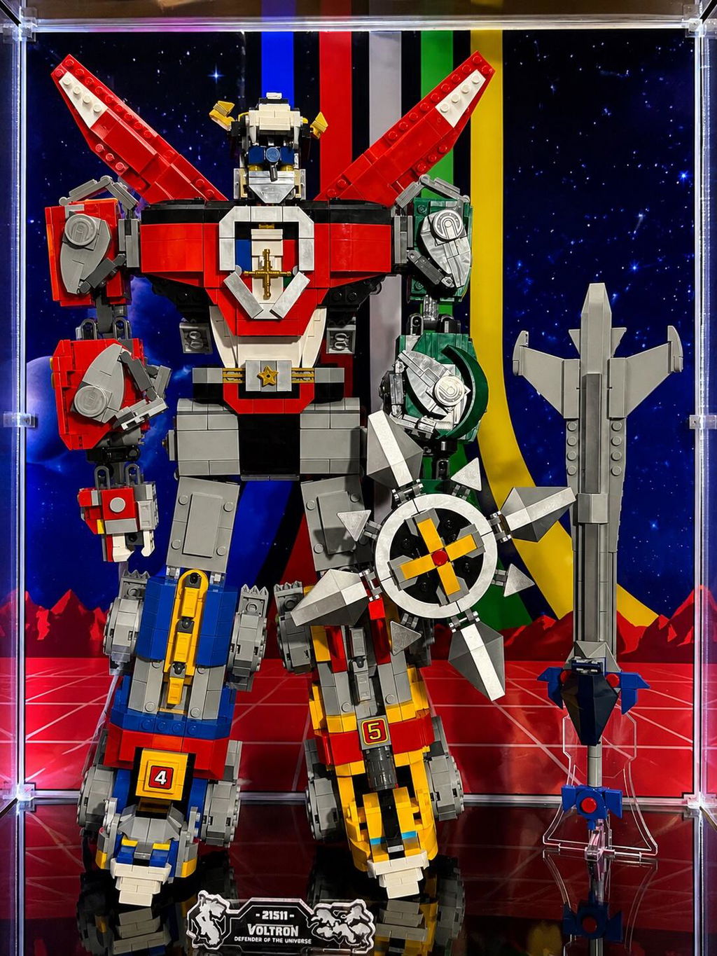 Display Case for LEGO® Ideas: Voltron (21311)