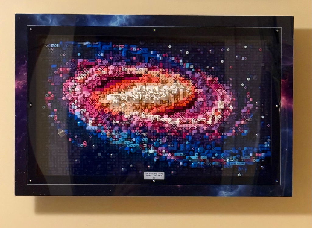 Wall Mounted Display Case for LEGO® Art: The Milky Way Galaxy (31212)