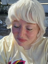 Barbie Platinum Blonde Straight Lace Front Synthetic Wig LF6022