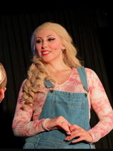 Wicked Glinda Blonde Wavy Lace Front Synthetic Hair Wig LW4048