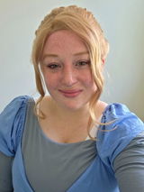 Golden Blonde Braided Lace Front Synthetic Wig LF2147