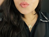 Iced initial necklace