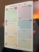 Grocery Shopping List Notepad (5.5″ x 8.5″)