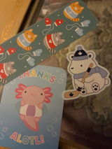 Polar Bear Playing Hockey Vinyl Sticker