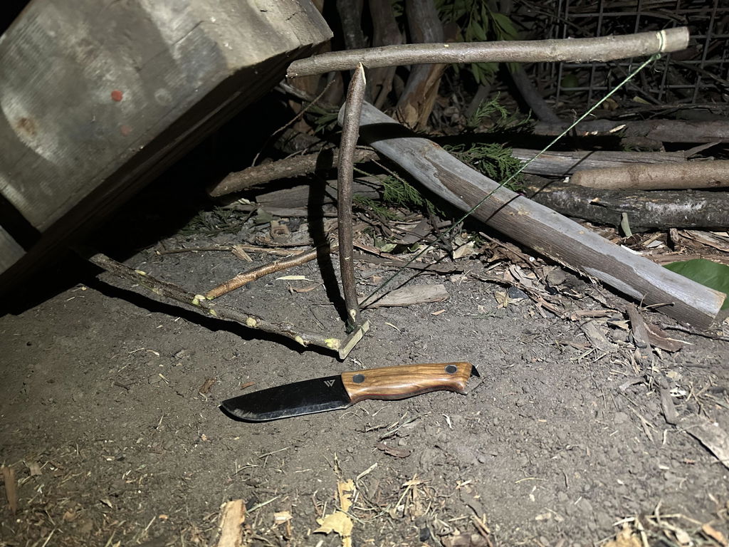 Wilora – The Brumby | Bushcraft Knife with Leather Sheath