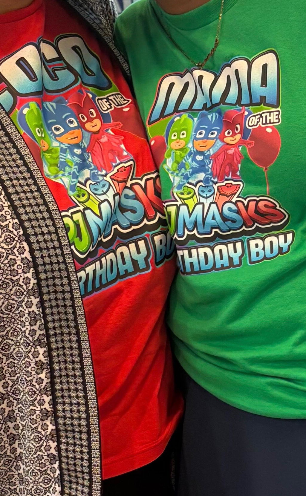 Customized PJ Mask Birthday Boy shirt, PJ Mask Matching Family Birthday Shirts