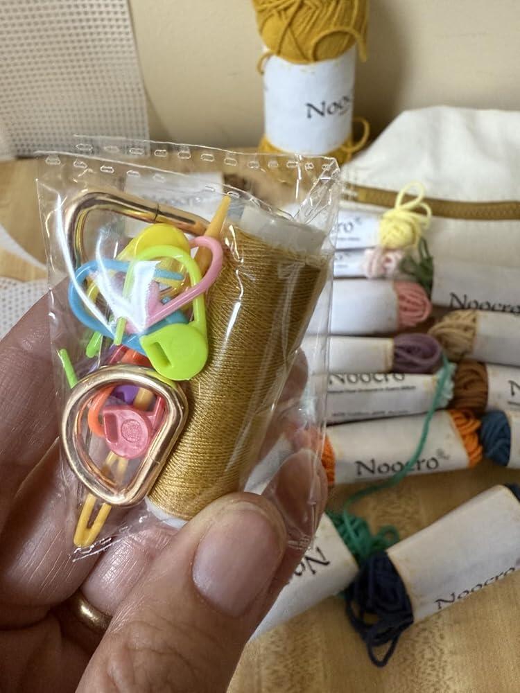 Woolique Studio Cylindrical Bucket Bag Crochet Kit - Beginner Friendly DIY Purse, Video Tutorials