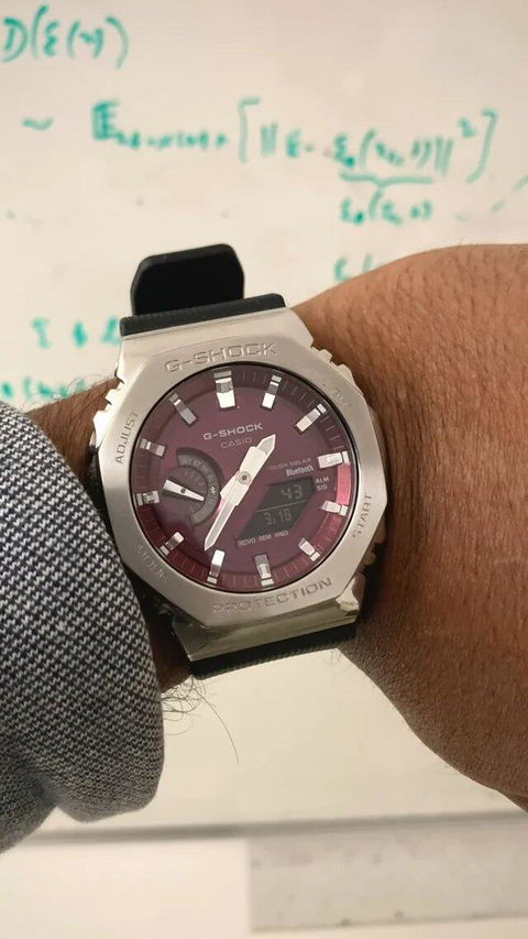 GM-2160 Burgundy Silver - Strap