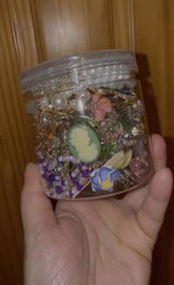 Custom Forest Magic Themed Mystery Jewelry Jar new