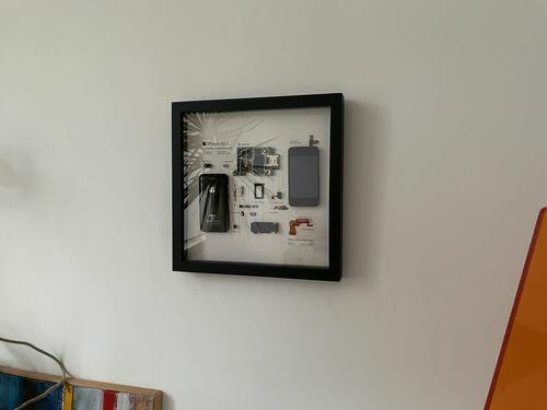 Xreart iPhone 3GS Teardown Framed, Best Geek Gift for Geek