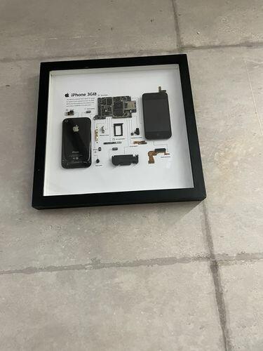 Xreart iPhone 3GS Teardown Framed, Best Geek Gift for Geek