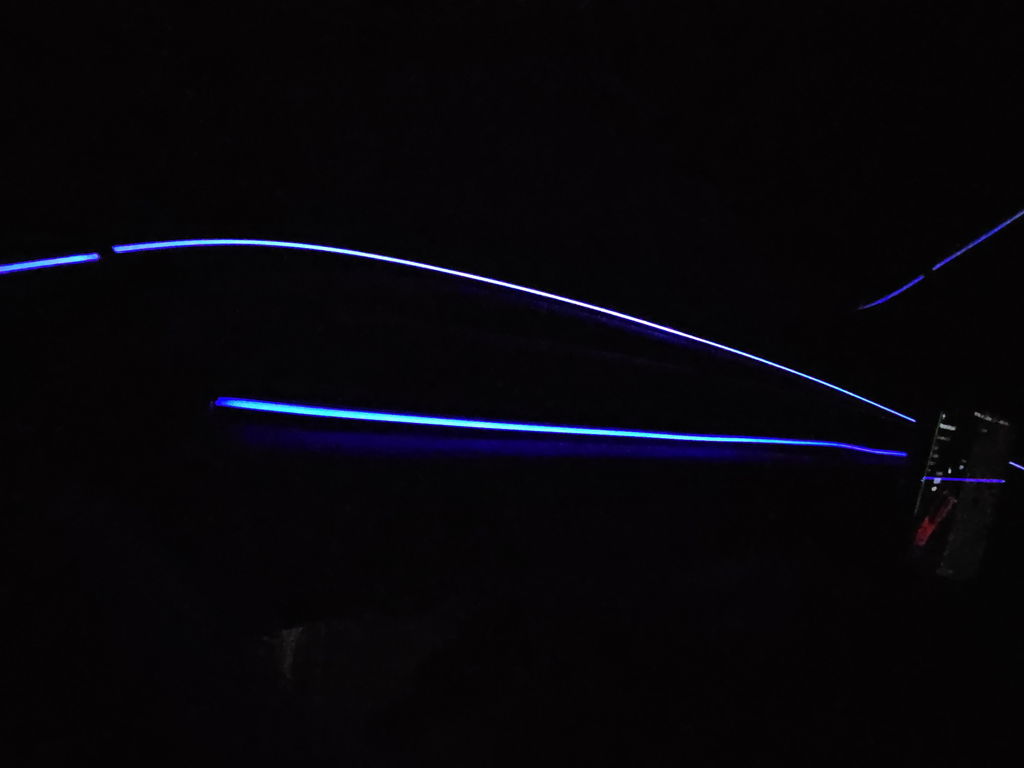 Custom Ambient Neon Lights for 2024+ Tesla Model 3 Highland & 2025 Model Y Juniper | App-Controlled, Multi-Color LED Interior Kit