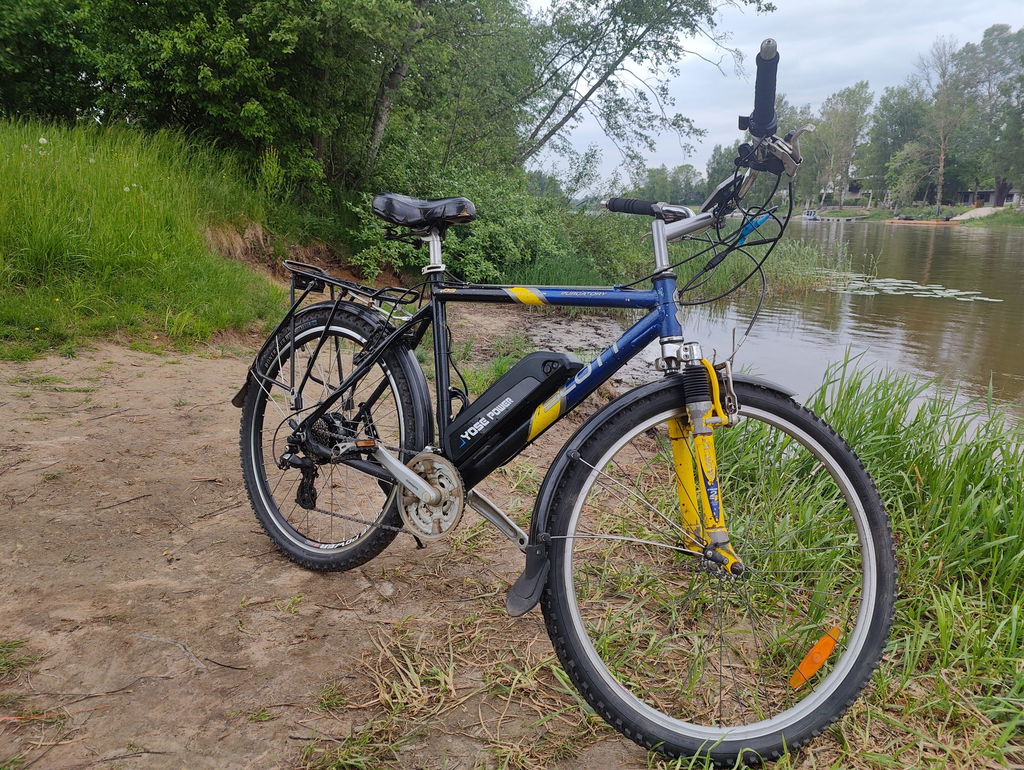 Second-Hand! E-Bike Conversion Kit 36V 350W 26" Rear Motor Kit for Cassette with 36V 13Ah Battery and Charger