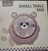 Creamy Bubble Lovely Bear Small Table Fan