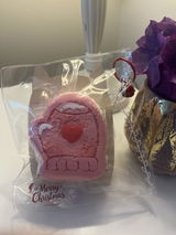 YOYOSQUISHY Christmas Pink Glove Cookies Soft Muddy Texture Taba Squishy Toy