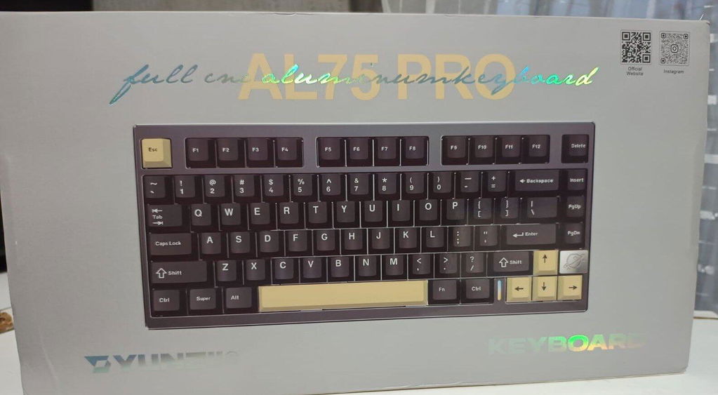YUNZII AL75 CNC Aluminum Wireless Mechanical Keyboard