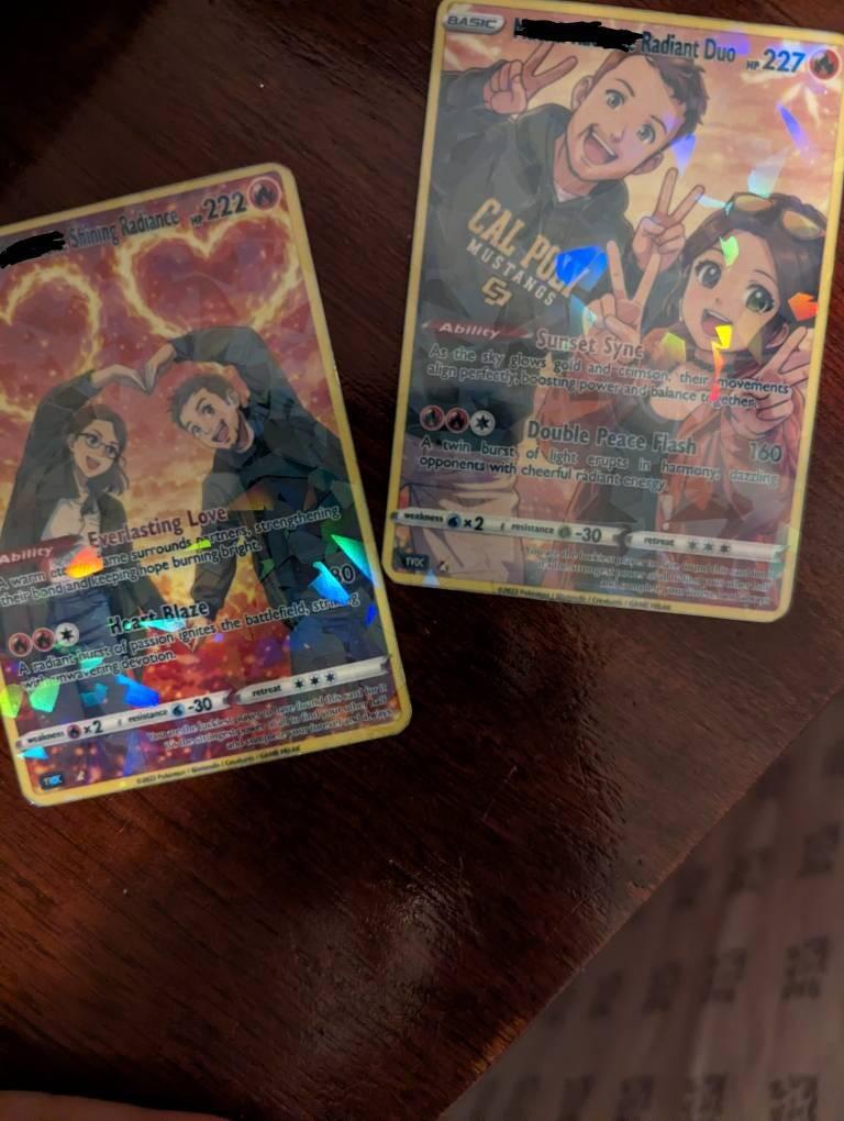 Custom Pokémon Card — Couples